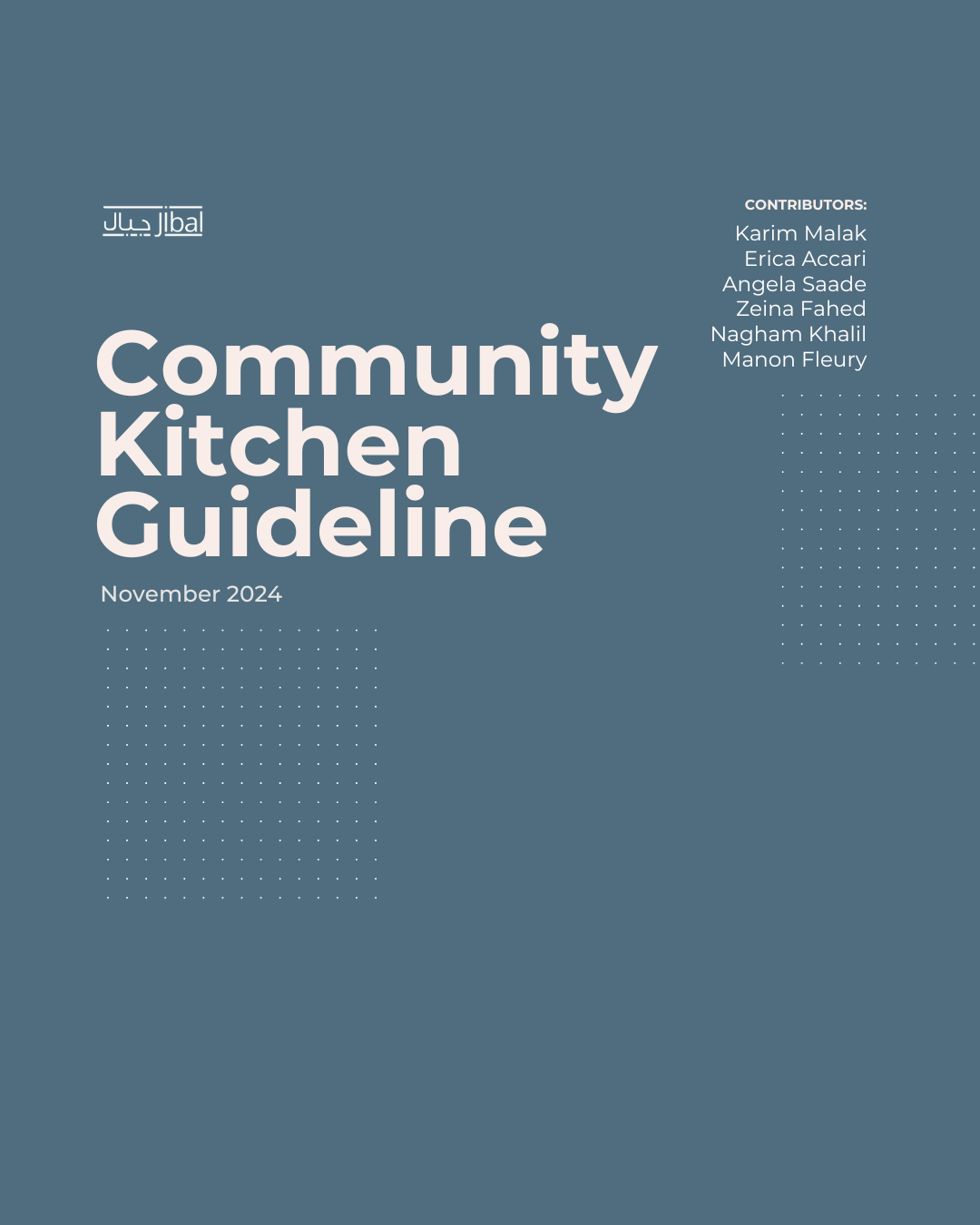 Community Kitchen Guideline - English (Instagram Post)